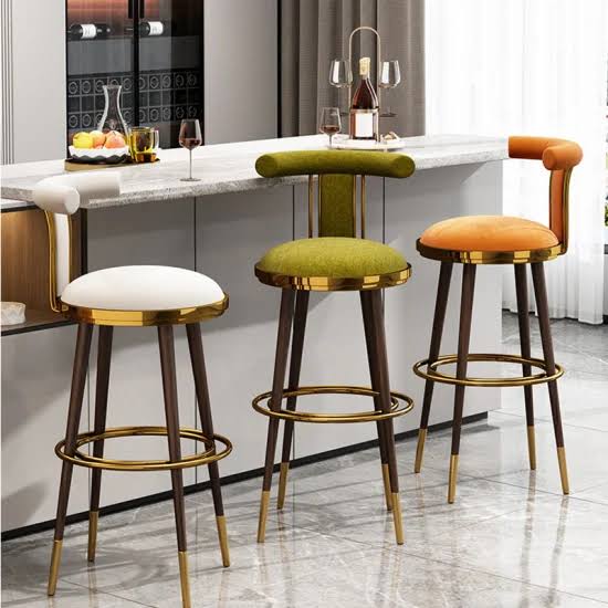 sillas de bar de colores