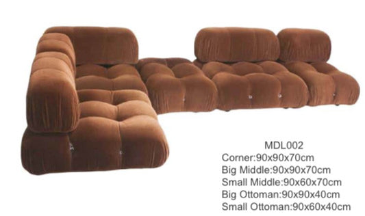Sofa modular seccional Camaleonda de Mario Bellini