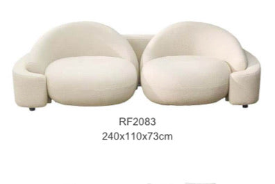 Sofa DUO Escultórico, diseño contemporáneo y confort premium