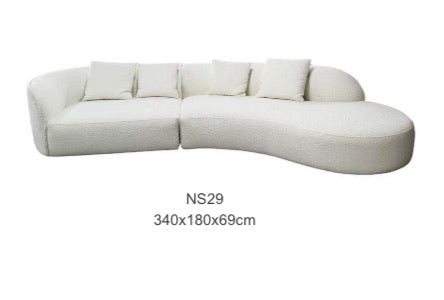 Sofá cuervo NS29. Diseño escultural y confort de alta gama