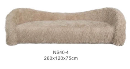 Sofa Curvo Bouclé – Maison Nōra